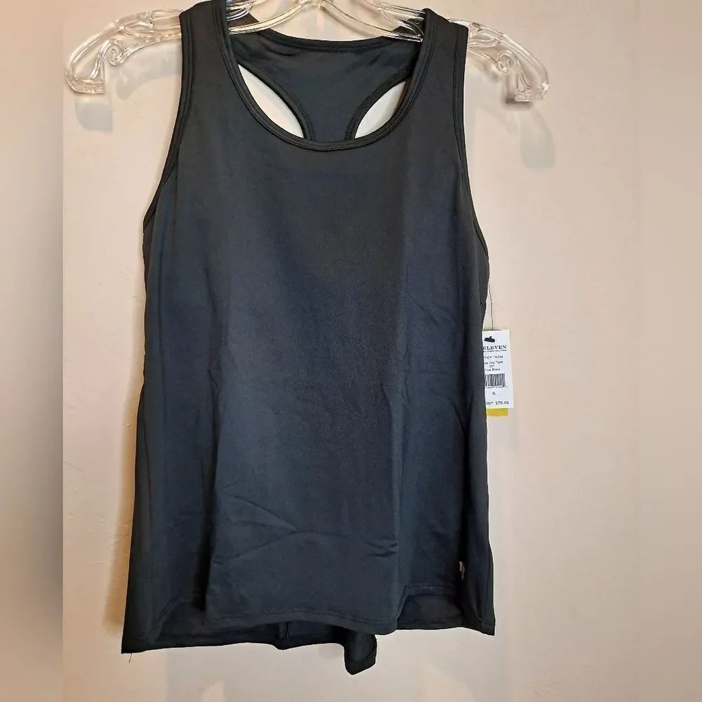 EleVen by Venus Williams Race Day Tank  Black Size Small NWT